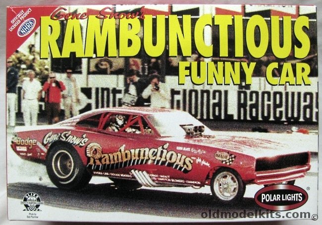 Polar Lights 1/25 Gene Snow's Rambunctious Funny Car, 06505 plastic model kit